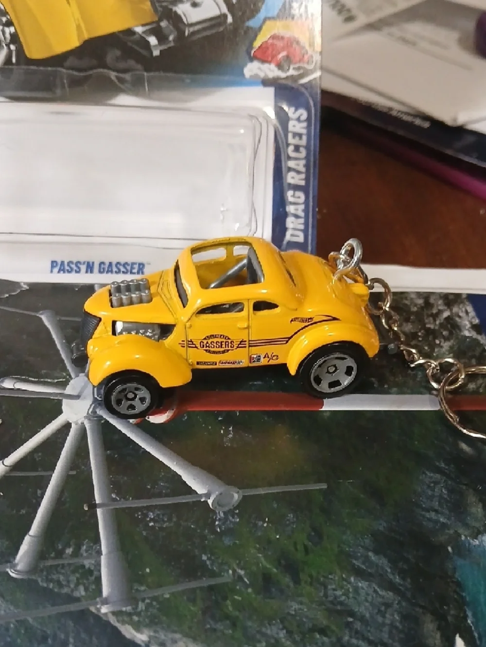 Hot Wheels collectible keychain